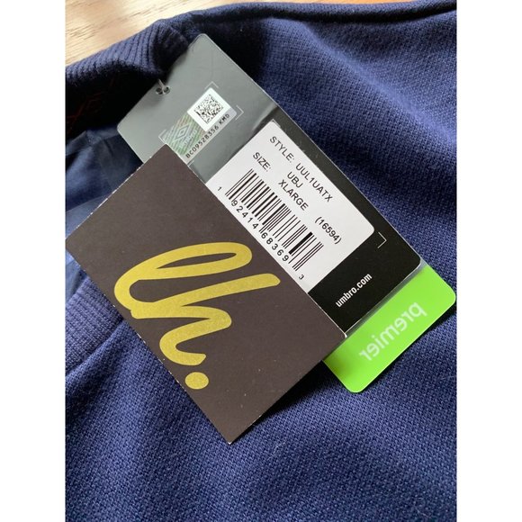 Women’s XL Umbro Premier Navy Blue Crop Sweater Top - Picture 4 of 4
